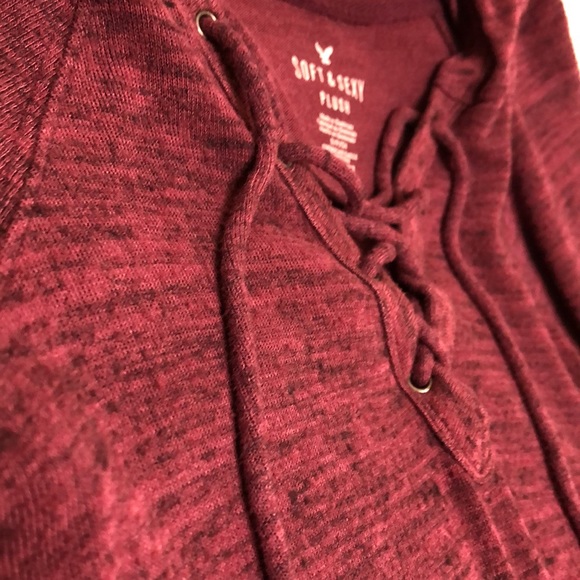American Eagle Soft and Sexy Plush pullover - Picture 3 of 3